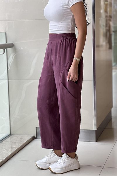 sentez giyim Synthesis Duti Linen Trousers