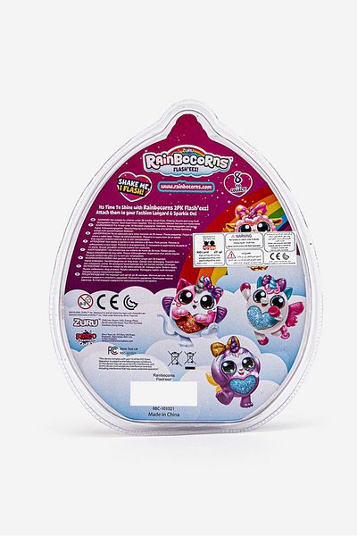 Zuru Rainbocorns 2 Pack Flasheez Assorted, Blue and Green