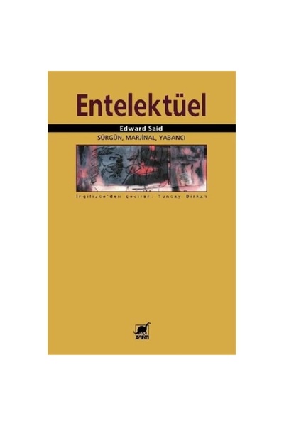 Ayrıntı Yayınları Entelektüel: Sürgün Marjinal Yabancı
