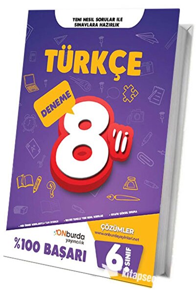 Onburda Yayınları 6. Sınıf Türkçe Yeni Nesil Branş Denemeleri / Kolektif / ON...