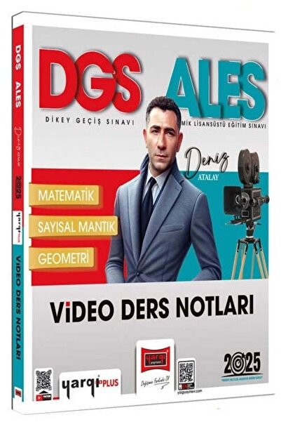 Yargı Yayınları Yargı 2025 Dgs Ales Matematik Sayısal Mantık Geometri Video D...