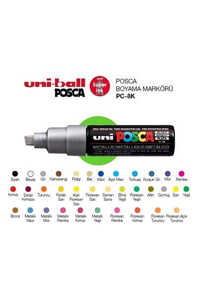 Uni Posca 8.0 Mm Blue PC-8k Painting Marker