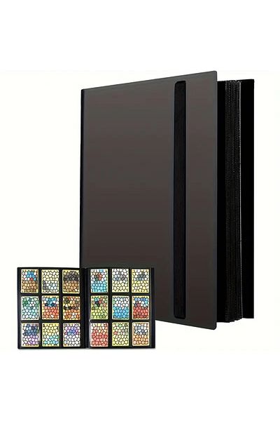Choice Black Premium 9-pocket Polypropylene Trading Card Binder, 360 Card Capacity, Side-loading Pockets, E