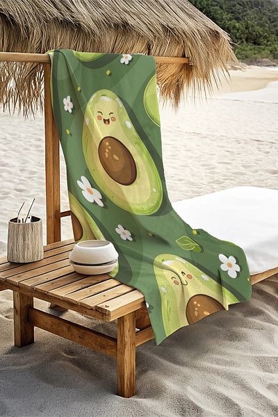 SWARIUS Adult Unisex 75X155Cm Summer Patterned Beach Towel - Bath Towel - Sea Towel