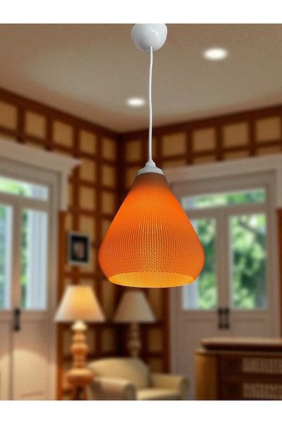 Dropcek eticaret Modern Rustic, Single Pendant Chandelier for Living Room, Kitchen and Entrance