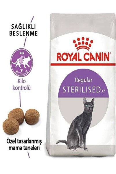 Royal Canin Sterilised37 Kısırlaştırılmış Kediler Için Kuru Kedi Maması 2kg