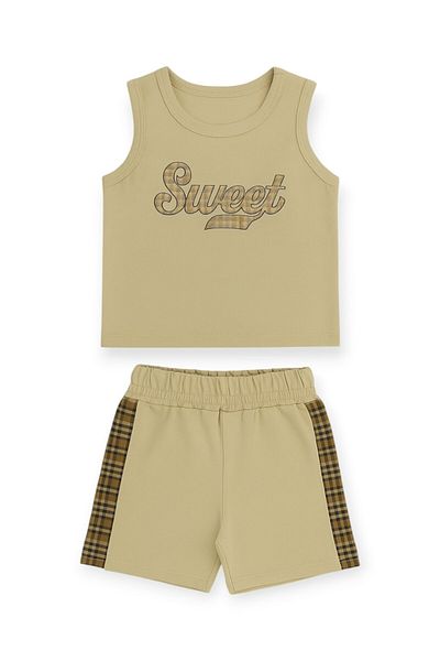 ZİMBOO Baby Boy Sweet Plaid Printed 2-Piece Set
