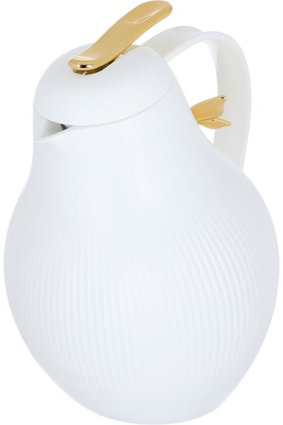 Alsaif Gallery Dora White Golden Butterfly Thermos 1.5 Liters