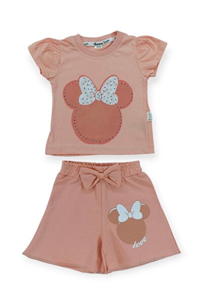 ZİMBOO Baby Girl Printed Bottom Top 2 Piece Set