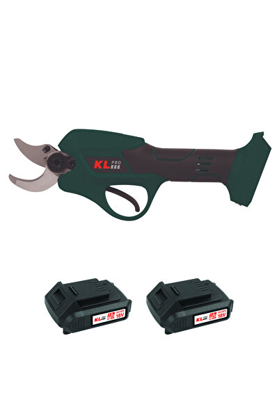 KLPRO KLBBM18B-20 18V/2.0Ah. Kömürsüz Çift Akülü Budama Makası 30mm