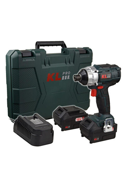 KLPRO Klpro18Volt/5.0Ah Li-ion Kömürsüz Prof. Torklu Darbeli Vidalama Kldv18B-50