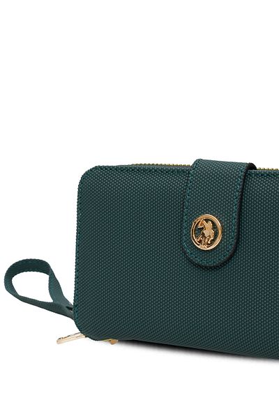 U.S. Polo Assn. Дамска чанта тип клъч Petrol USC25743