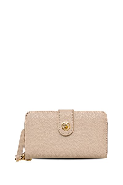 U.S. Polo Assn. Beige-Claret Red Women's Portfolio Bag Usc25750