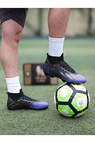 Premier Lig Çoraplı Krampon Çim Ve Halı Saha Futbol Ayakkabısı Yetişkin Ayakkabı