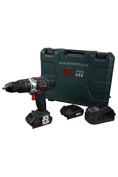 KLPRO Kldm1820 18Volt/2.0Ah Li-İon Çift Akülü Profesyonel Darbeli Matkap