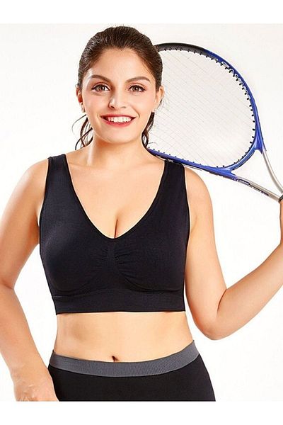 MİSTİRİK Model Panax - Sutien corset fără cusături anti-slăbire, fără urme, culoare neagră