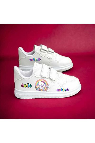 LİASSHOES Pantofi sport pentru copii - Adidași cu imprimeu Garden Kity