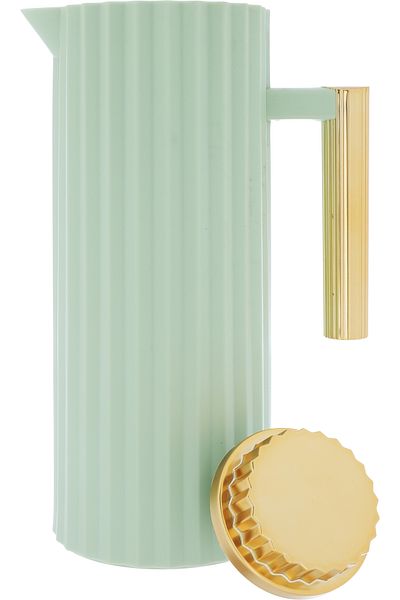 Alsaif Gallery Rawaa 2 Dark Green Thermos Matcha With Gold 1 Liter