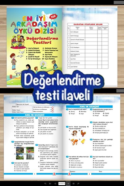 Ata Yayıncılık 2.ve 3.sınıf Okumayı Sevdiren 10'lu Arkadaşım Hikaye Seti Değerlendirme Testi