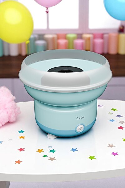 Liçi Pamuk Şeker Makinesi Paslanmaz Çelik Hazneli 500w Fressi Fr-pm01 Cottofun