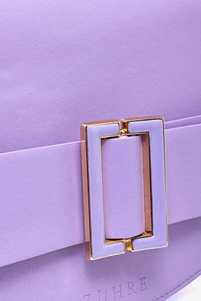 Zühre Lilac Accessory Detailed Handbag Z0005