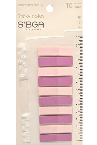 sibga tasarım Transparent Pink Postit Post-It Post It. Bookmark Bookmark Postit Sticker Note Paper 200 Sheets