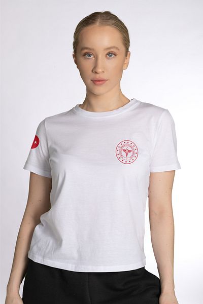 Pratik Medikal Unisex White T-Shirt - 112 Emergency Health, Crew Neck