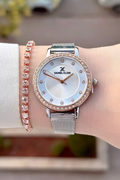 Daniel Klein Bakır Beyaz Renk 24 Ay Garantili Kadın Kol Saati Ve Bileklik