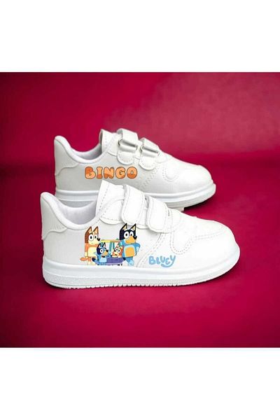 LİASSHOES câine galben câine albastru pantofi sport pentru copii imprimați în familie