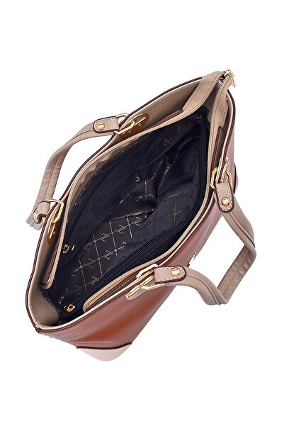 Zühre Z0013 Model Tan/K.Beige Tote Bag