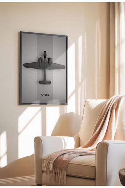 21mxm Frameless Wall Poster, Fighter Jet Top View, Aviation Art, Canvas, 2025 Aviation Collection