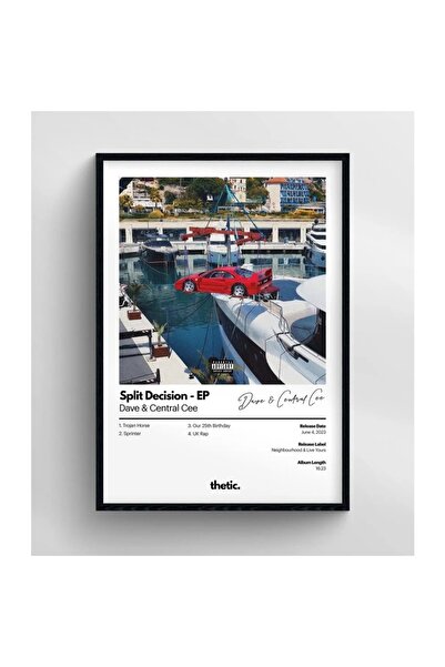Thetic Dave & Central Cee Splıt Decısıon Ep Albüm Koleksiyonu PREMIUM Spotify Poster