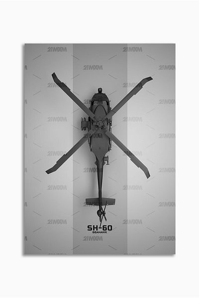 21mxm Frameless Wall Poster, Fighter Jet Top View, Aviation Art, Canvas, 2025 Aviation Collection