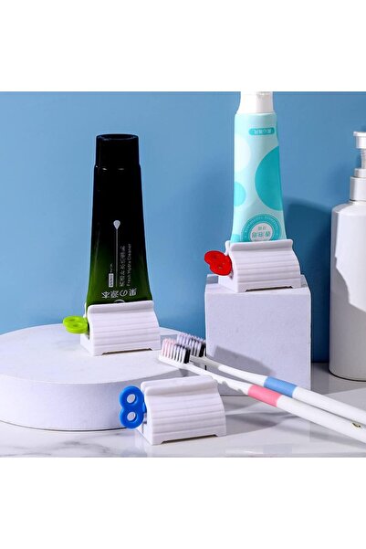 ARVALE 1 Adet Pratik Çevirmeli Diş Macunu Krem Paket Sıkma Sıyırma Aparatı Her Eve Lazım