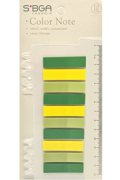 sibga tasarım Transparent Green Saru Postit Post-It Post It. Bookmark Bookmark Postit Sticker Note Paper 200 Sheets
