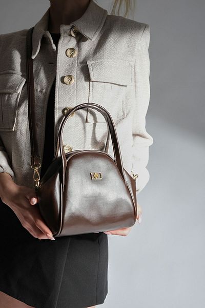 Marjin Women's Hand&Shoulder Bag Erges Brown