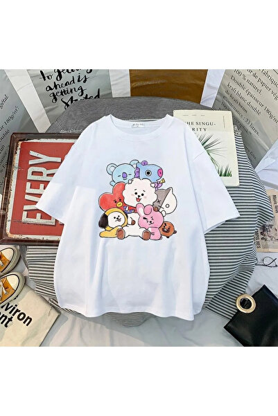 FECCY Hanorac din bumbac Bt21 Bts coreean