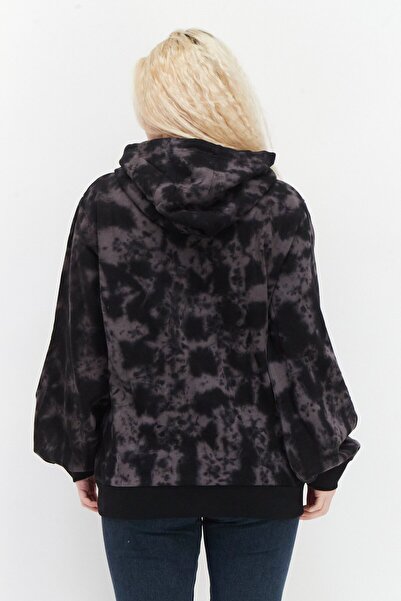 Ellesse Women Sportswear Fit Brand Logo Outdoor Hoodie, Dark Grey