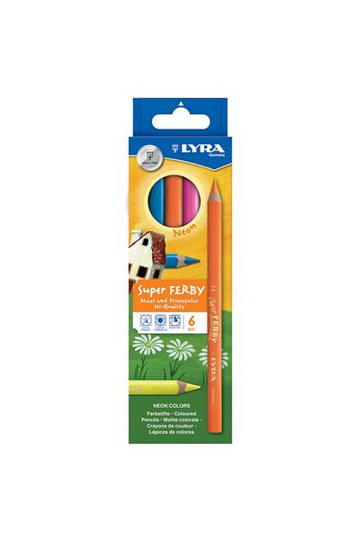 LYRA 6 Colors Jumbo Neon Dry Paint3721063