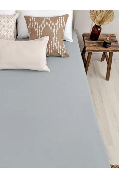 NikAr Home 100% Cotton Fitted Sheet Single