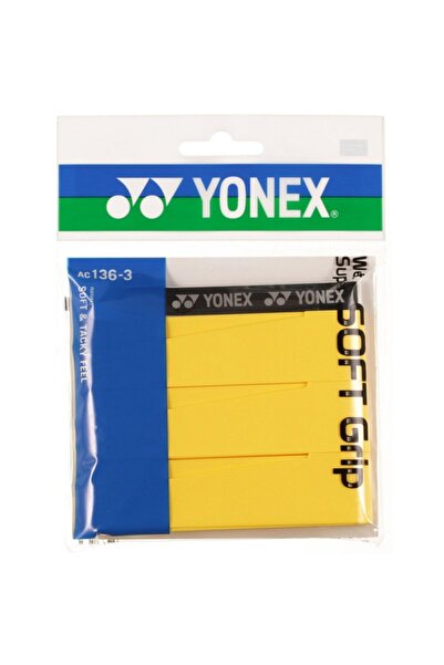 YONEX Ac 136 (3'lü) Sarı Super Grap Soft