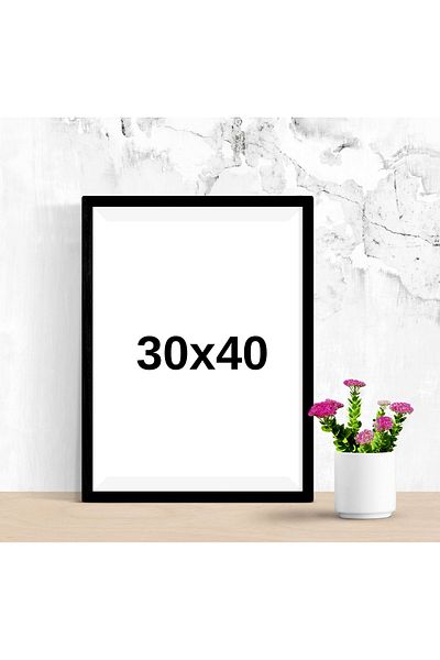 Wooden Factory Black Color 30X40 Frame – Blank Frame for Wall Decoration