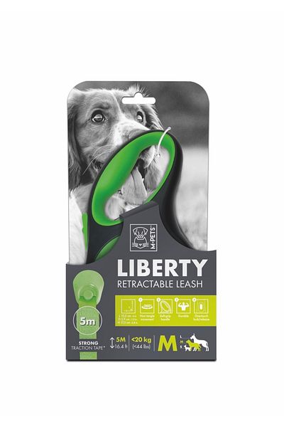 M-PETS Liberty Automatic Travel Strip 5Mt/Green (m)