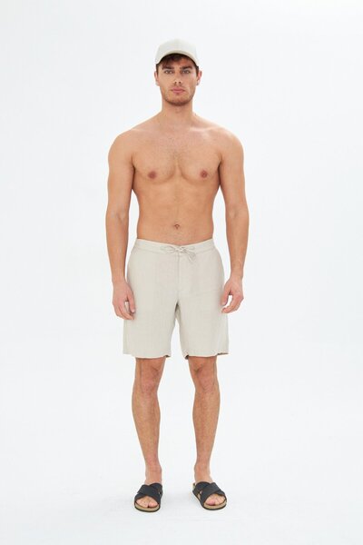 Whitefin Men's Linen Shorts
