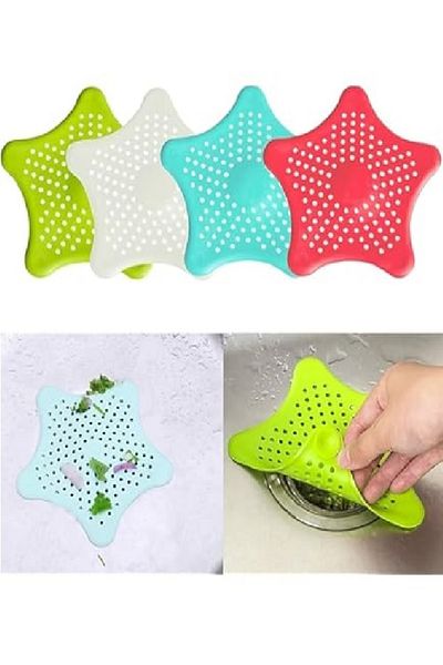 Generic Star-shaped silicone floor drain plug or strainer