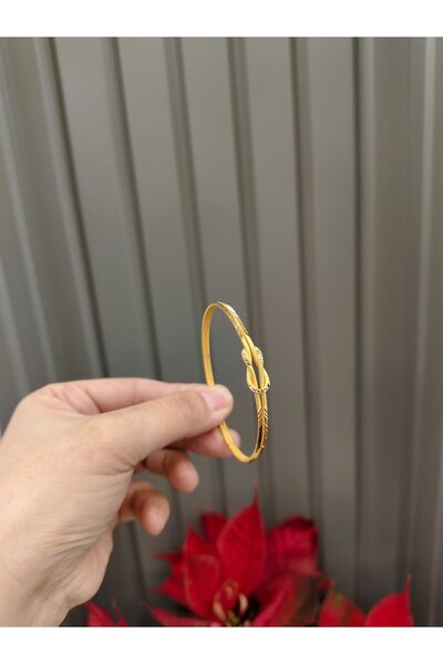 İdeal Sarraf 22 Ayar Altın Yatırımlık Başak Ajda Düğüm Bilezik