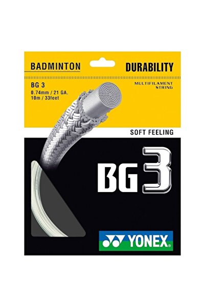 YONEX Bg 3 Badminton Kordajı Beyaz (10m)