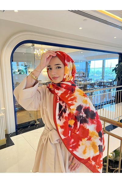 Mira İpek Retro Patterned Cotton Shawl Romantic Series