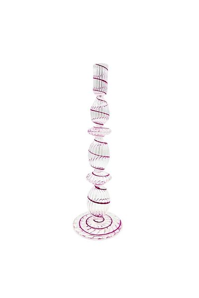 Pip Studio Glass stand, Pip Studio, Swirl Pink, 28 cm, Jolie collection