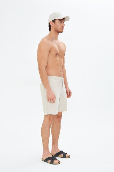 Whitefin Men's Linen Shorts
